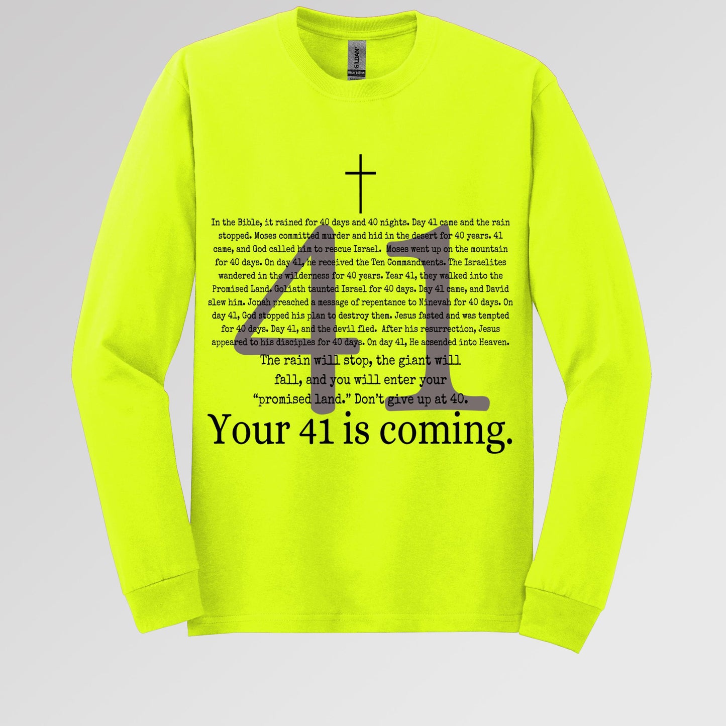 Your 41 Is Coming Cross Youth T-Shirt