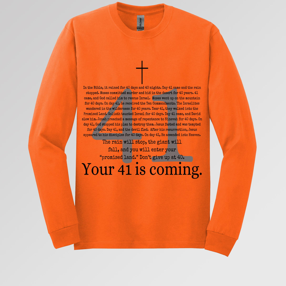 Your 41 Is Coming Cross Youth T-Shirt