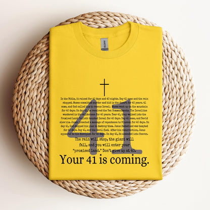 Your 41 Is Coming