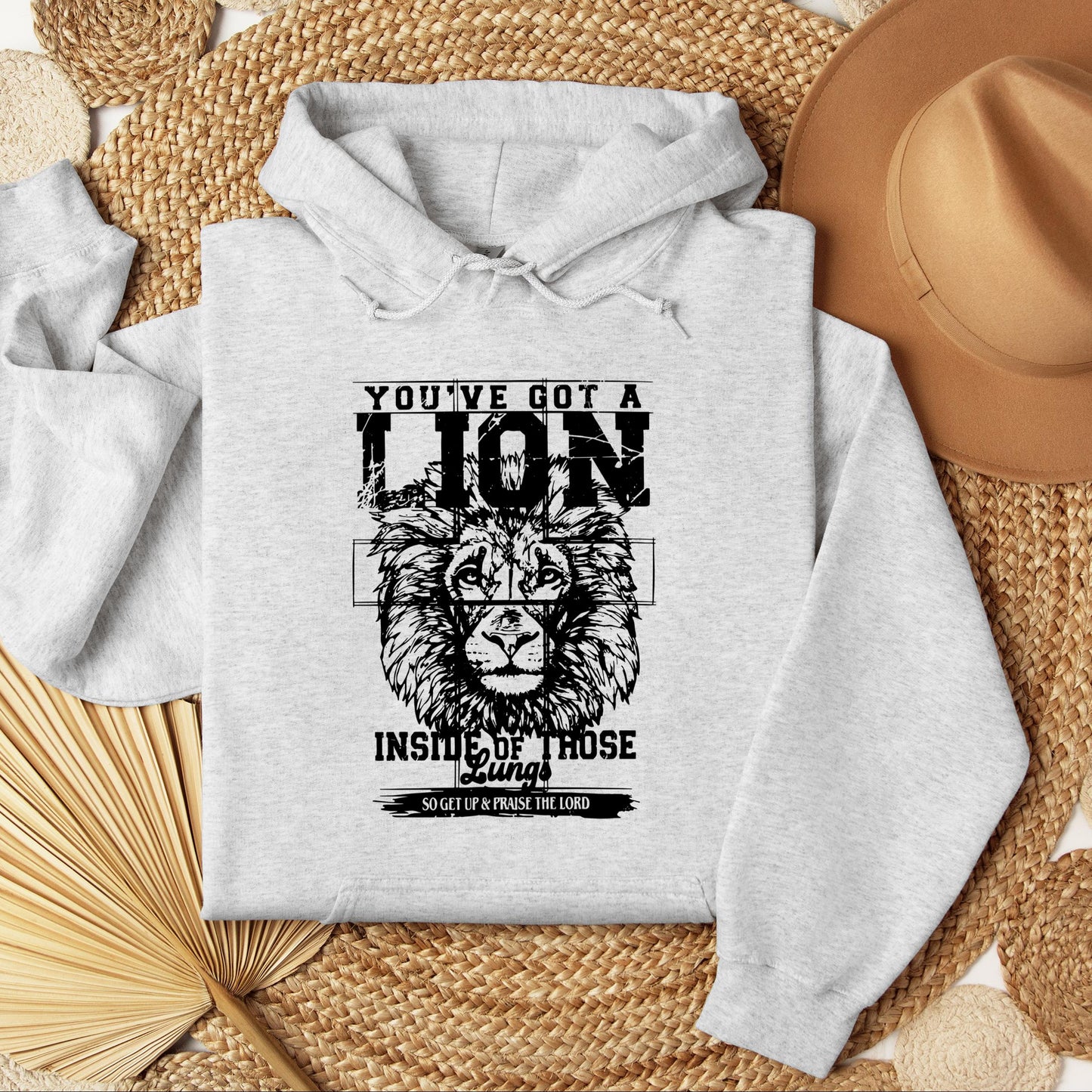 You've Got A Lion Inside Of Those Lungs So Get Up & Praise The Lord