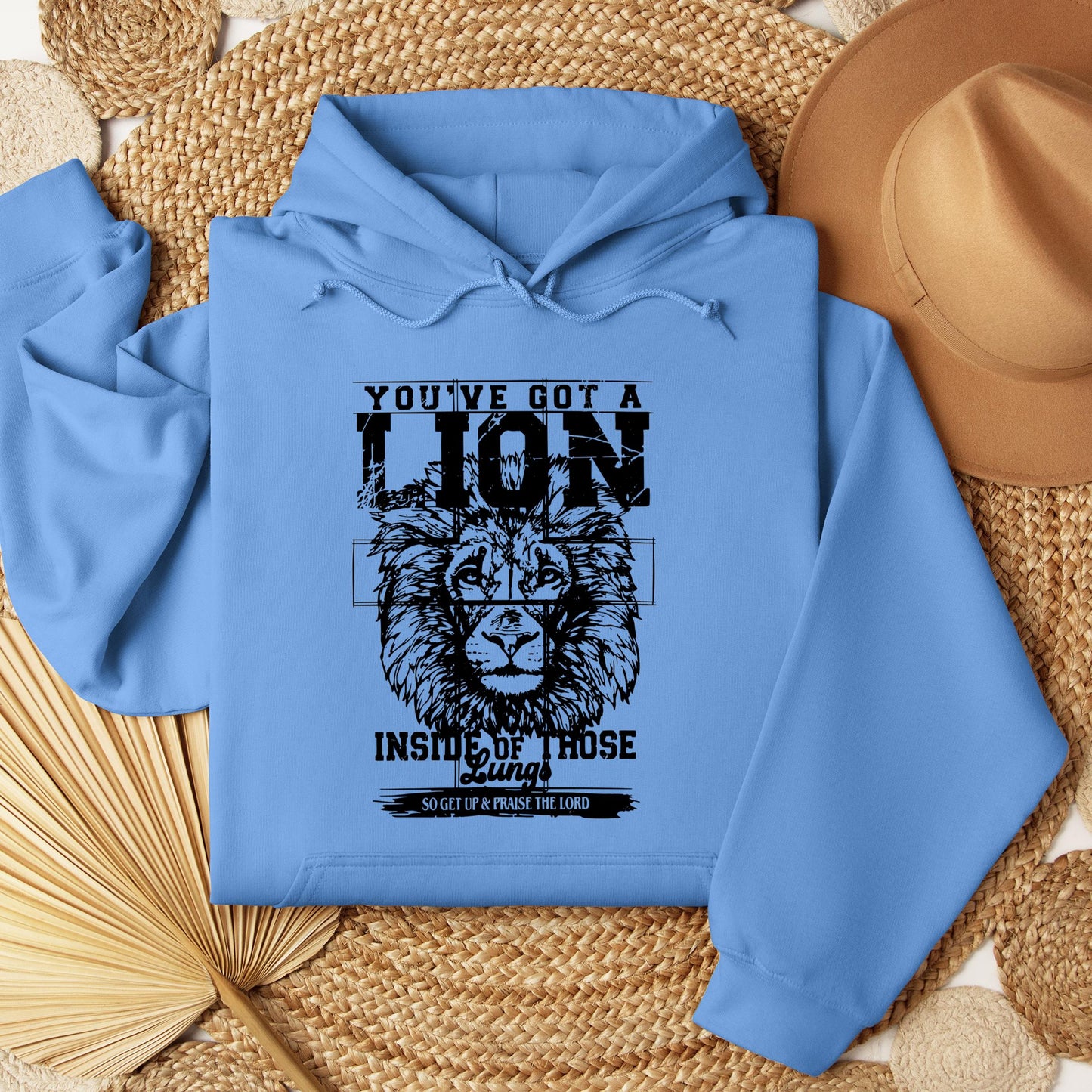 You've Got A Lion Inside Of Those Lungs So Get Up & Praise The Lord