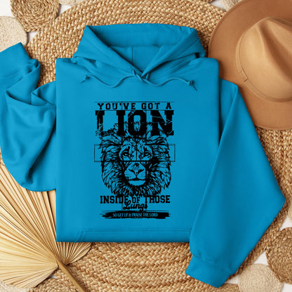 You've Got A Lion Inside Of Those Lungs So Get Up & Praise The Lord