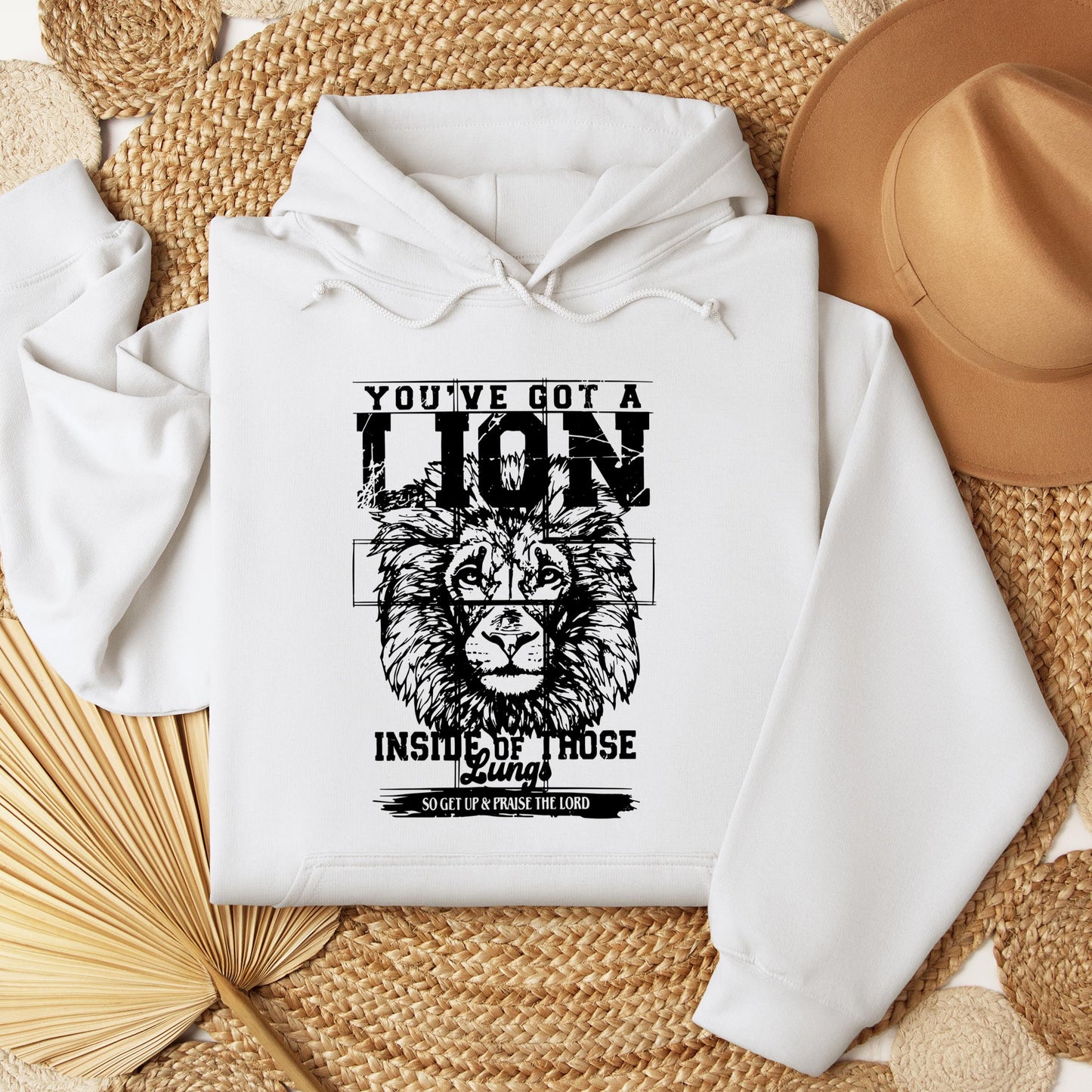 You've Got A Lion Inside Of Those Lungs So Get Up & Praise The Lord