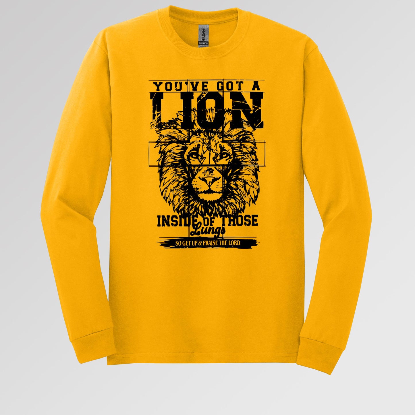 You've Got A Lion Inside Of Those Lungs So Get Up & Praise The Lord