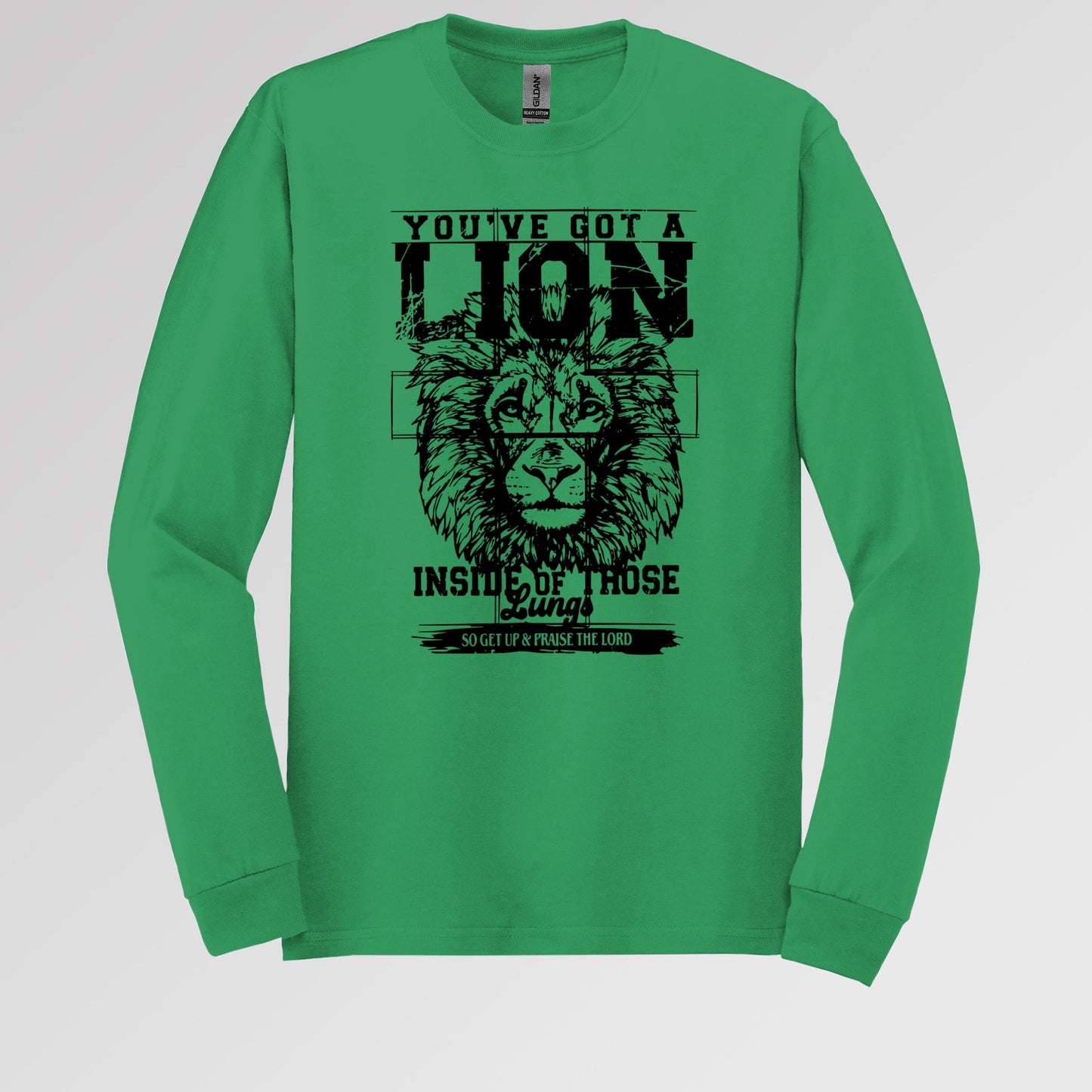 You've Got A Lion Inside Of Those Lungs So Get Up & Praise The Lord