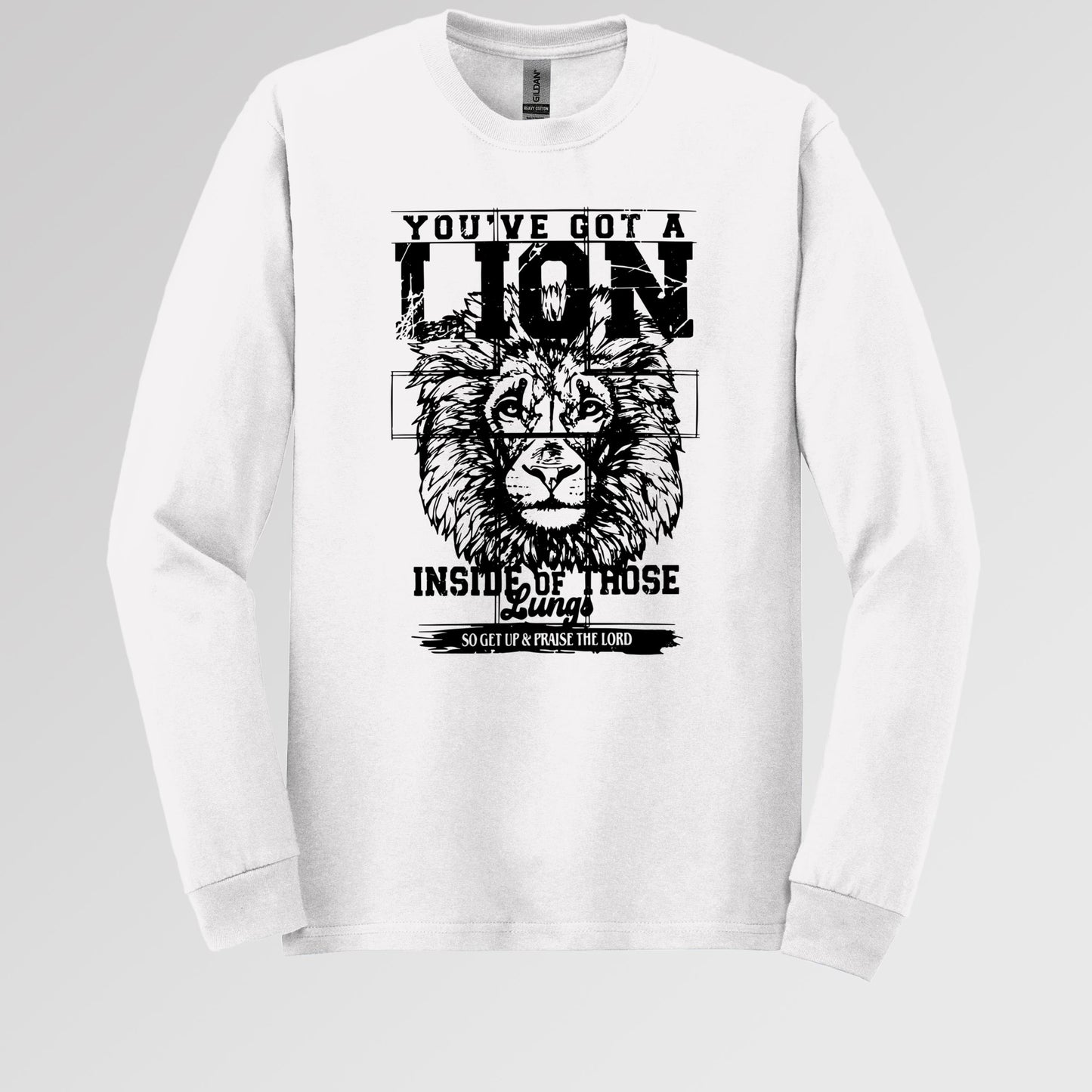 You've Got A Lion Inside Of Those Lungs So Get Up & Praise The Lord