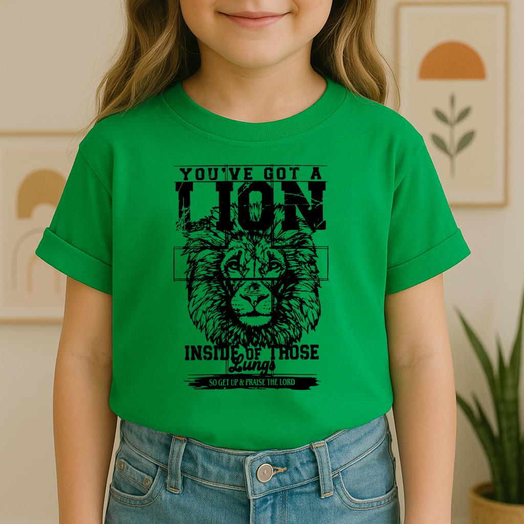 You've Got A Lion Inside Of Those Lungs So Get Up & Praise The Lord
