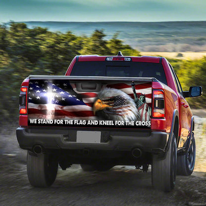 Jesus Christ United We Stand Truck Tailgate Decal Sticker Wrap