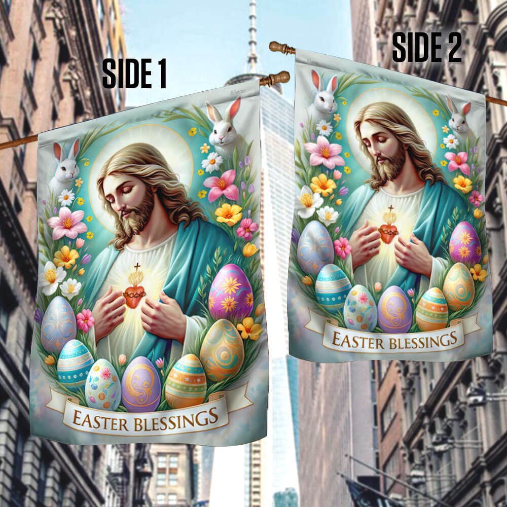 FLAGWIX  Easter Day Jesus Christ Easter Blessings Flag