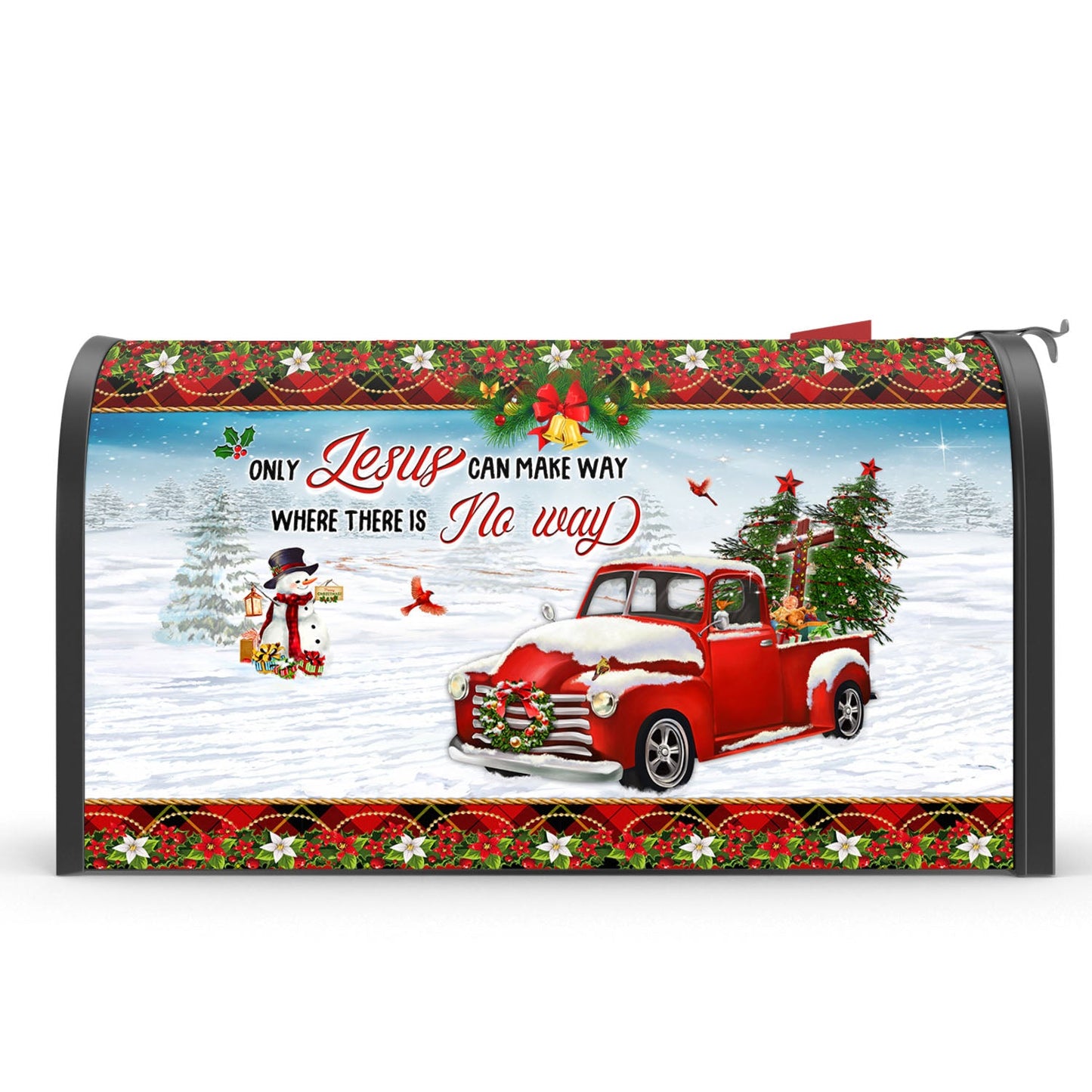 Only Jesus Can Make Way Where There Is No Way Garden Flag &amp; Mailbox Cover