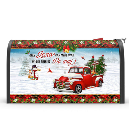 Only Jesus Can Make Way Where There Is No Way Garden Flag &amp; Mailbox Cover
