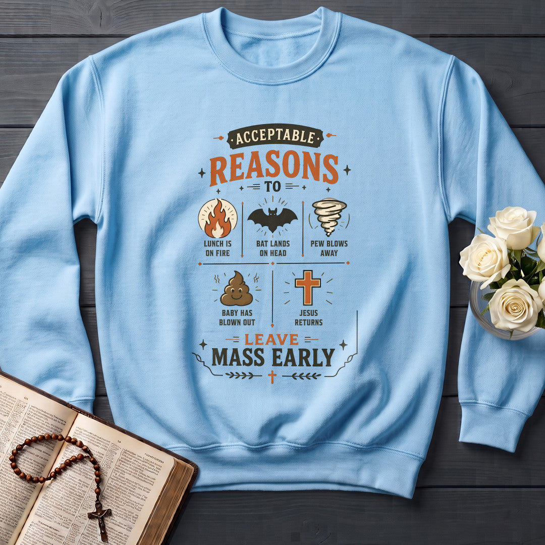 Acceptable Reasons To Leave Mass Early 02