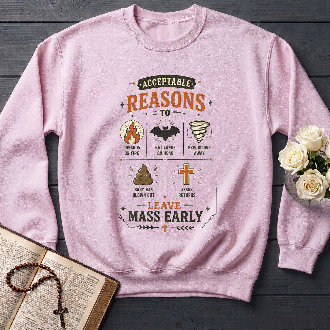 Acceptable Reasons To Leave Mass Early 02