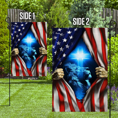 Jesus Christ American Flag