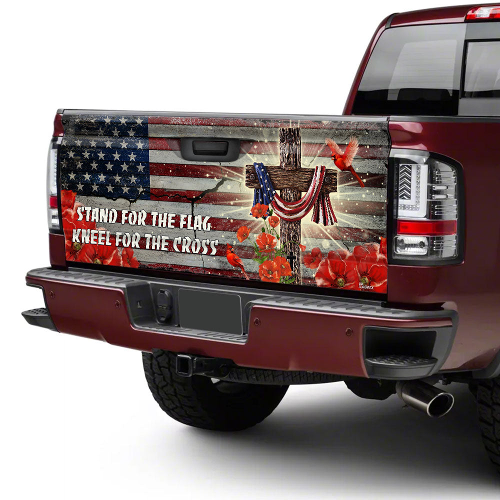 Jesus Christ United We Stand Truck Tailgate Decal Sticker Wrap