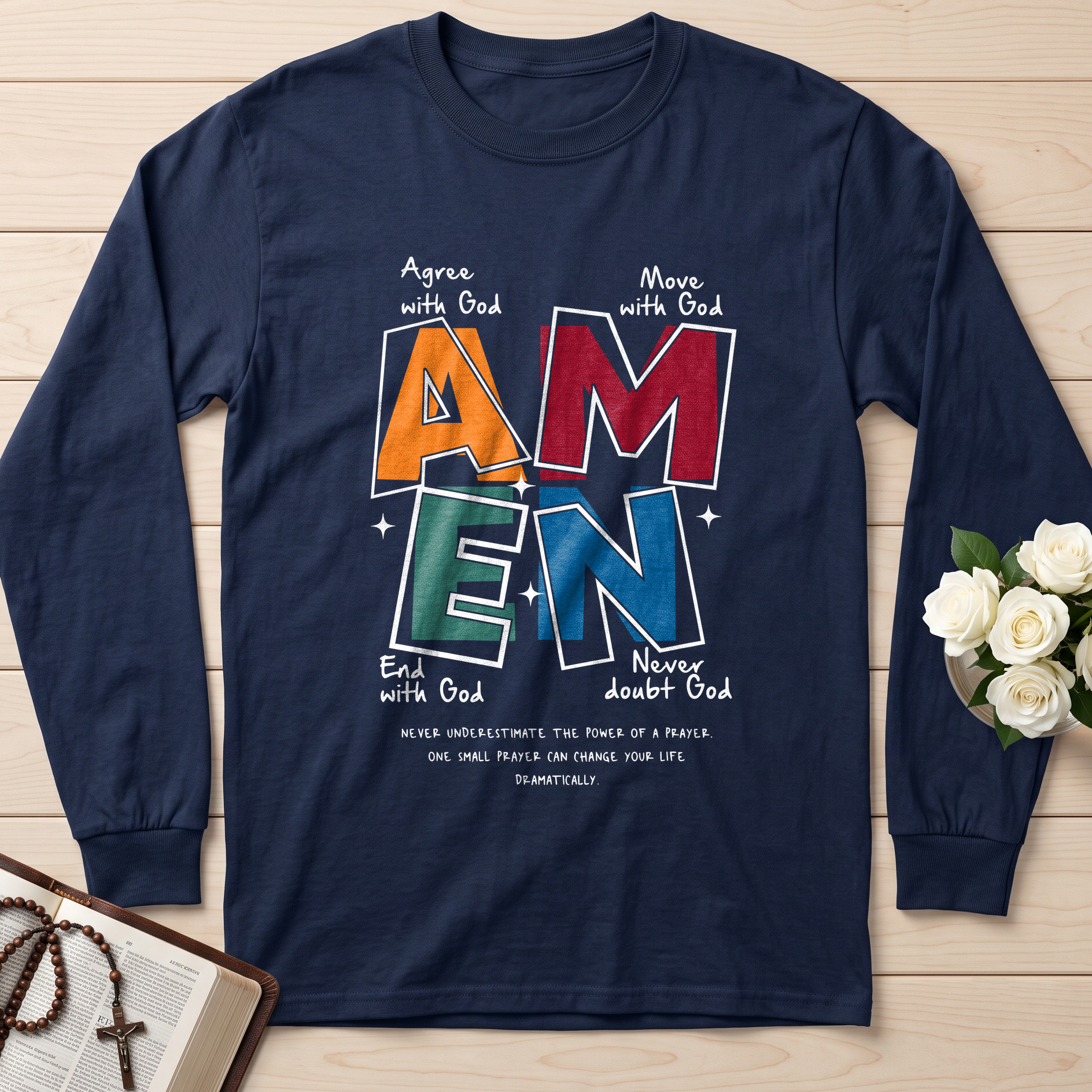 Agree With God Move With God Am En End With God Never Doubt God 01