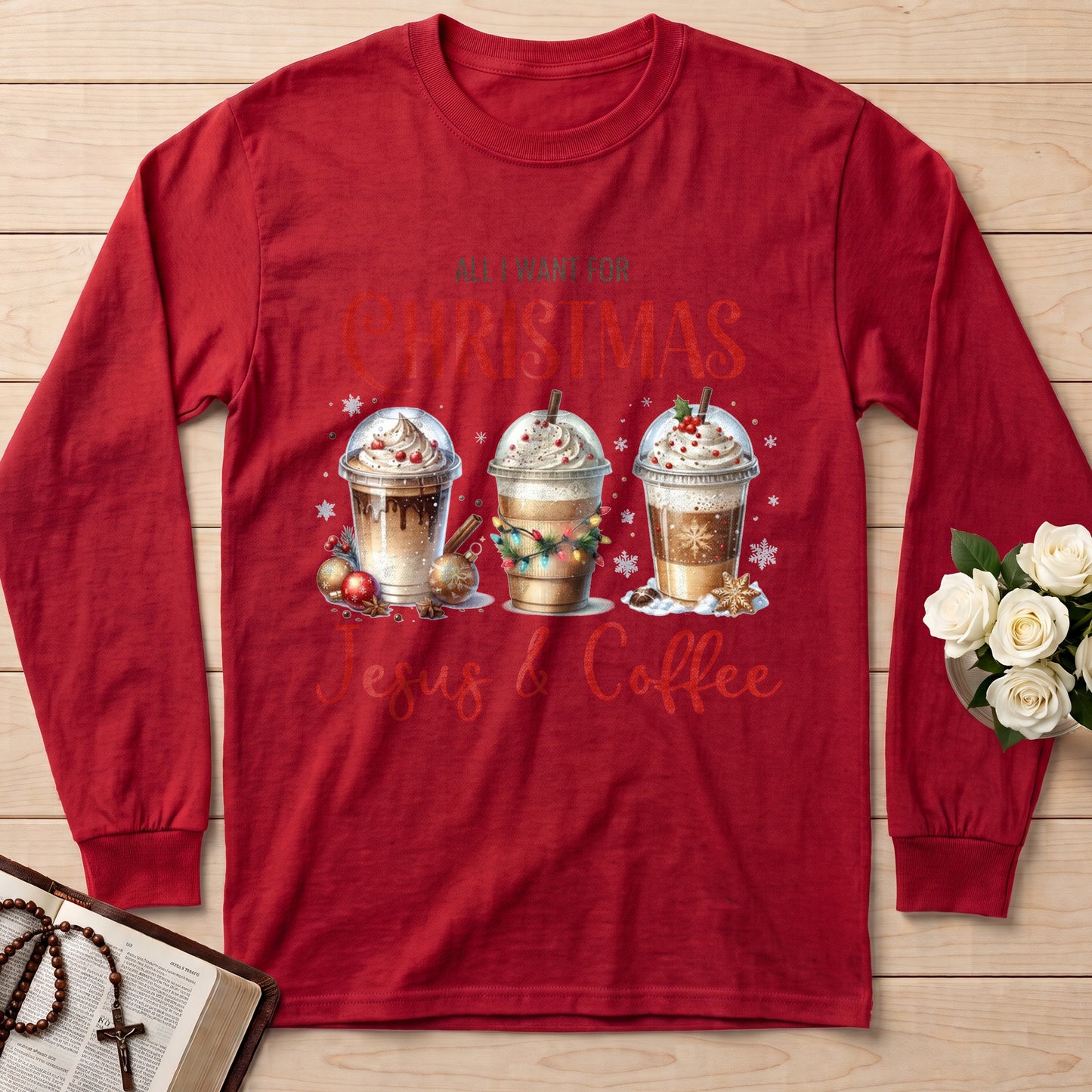 All I Want For Christmas Jesus And Coffee 01