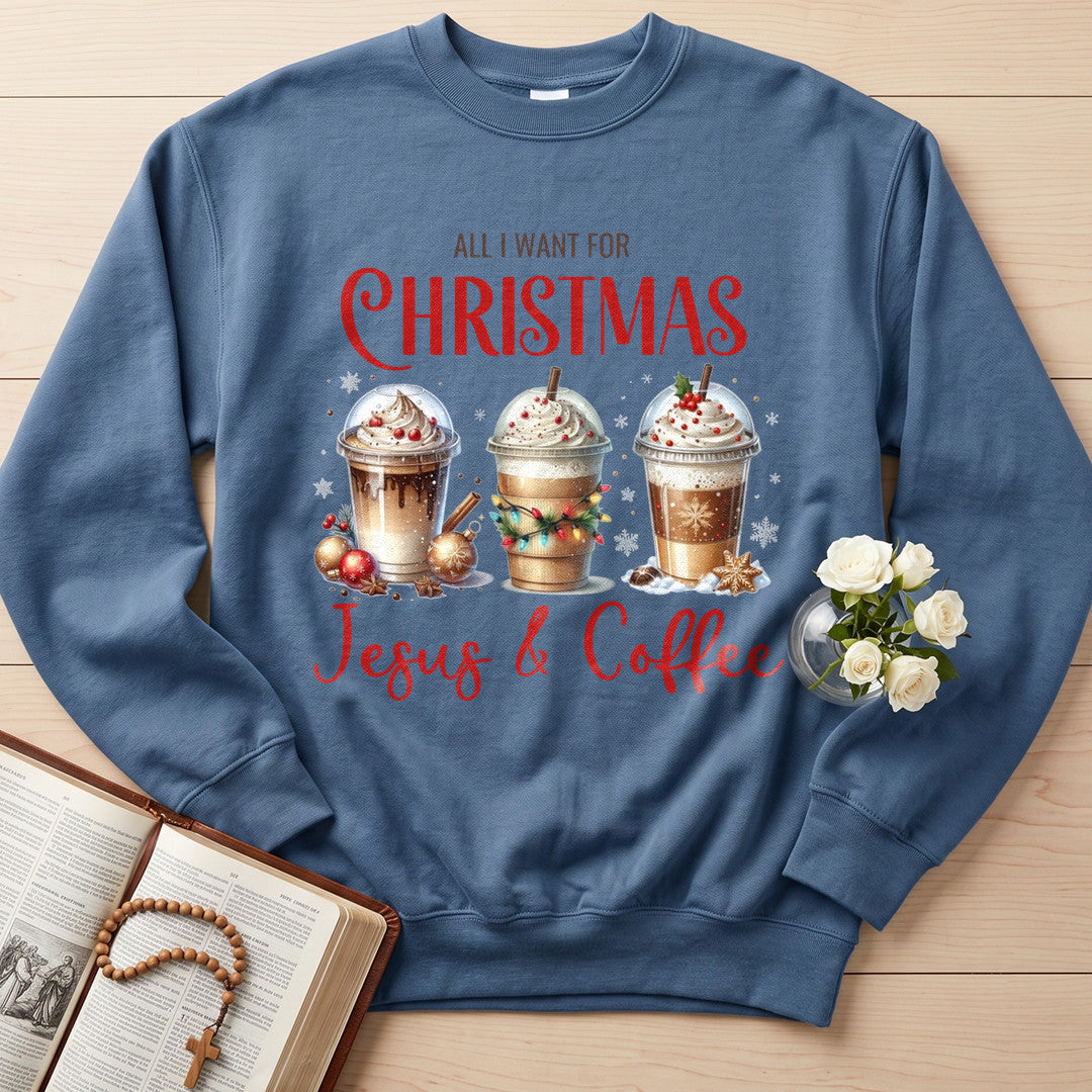 All I Want For Christmas Jesus And Coffee 01