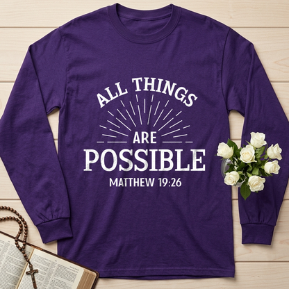 All Things Are Possible Matthew 19.26 01