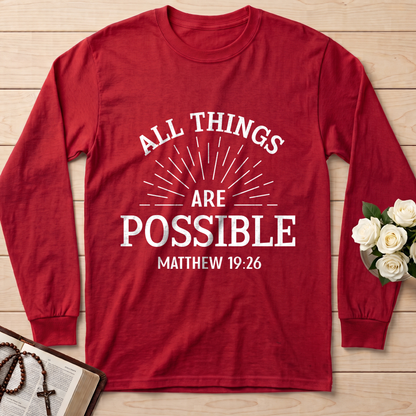 All Things Are Possible Matthew 19.26 01