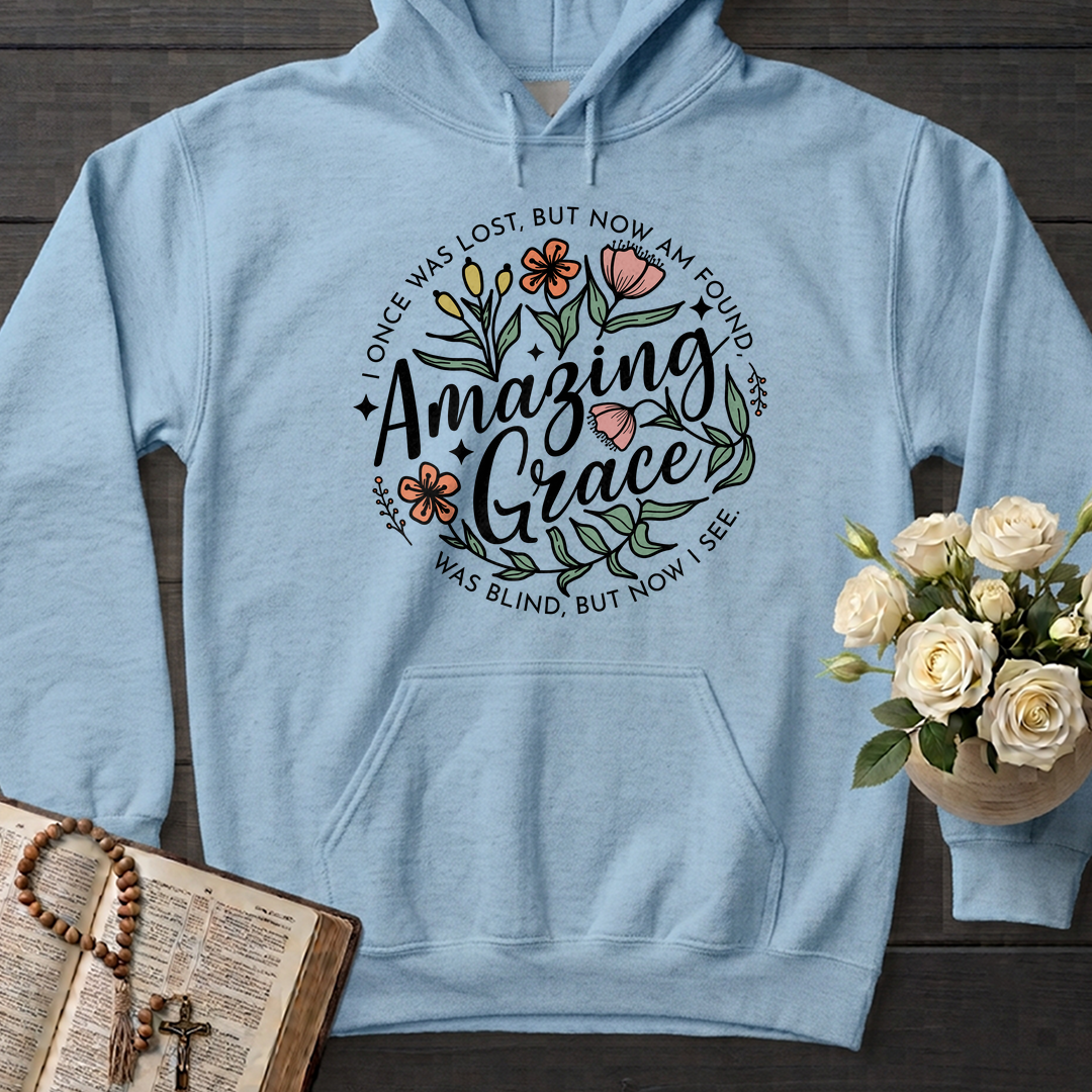 Amazing grace I once was lost, but now am found Was blind, but now i see 01
