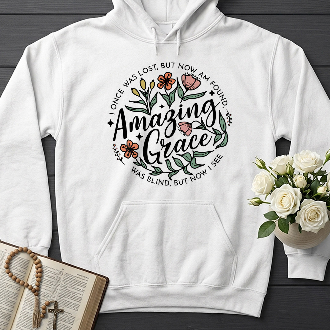 Amazing grace I once was lost, but now am found Was blind, but now i see 01