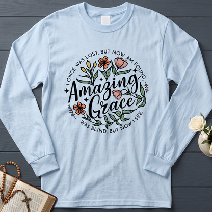 Amazing grace I once was lost, but now am found Was blind, but now i see 01