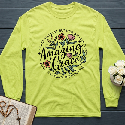 Amazing grace I once was lost, but now am found Was blind, but now i see 01