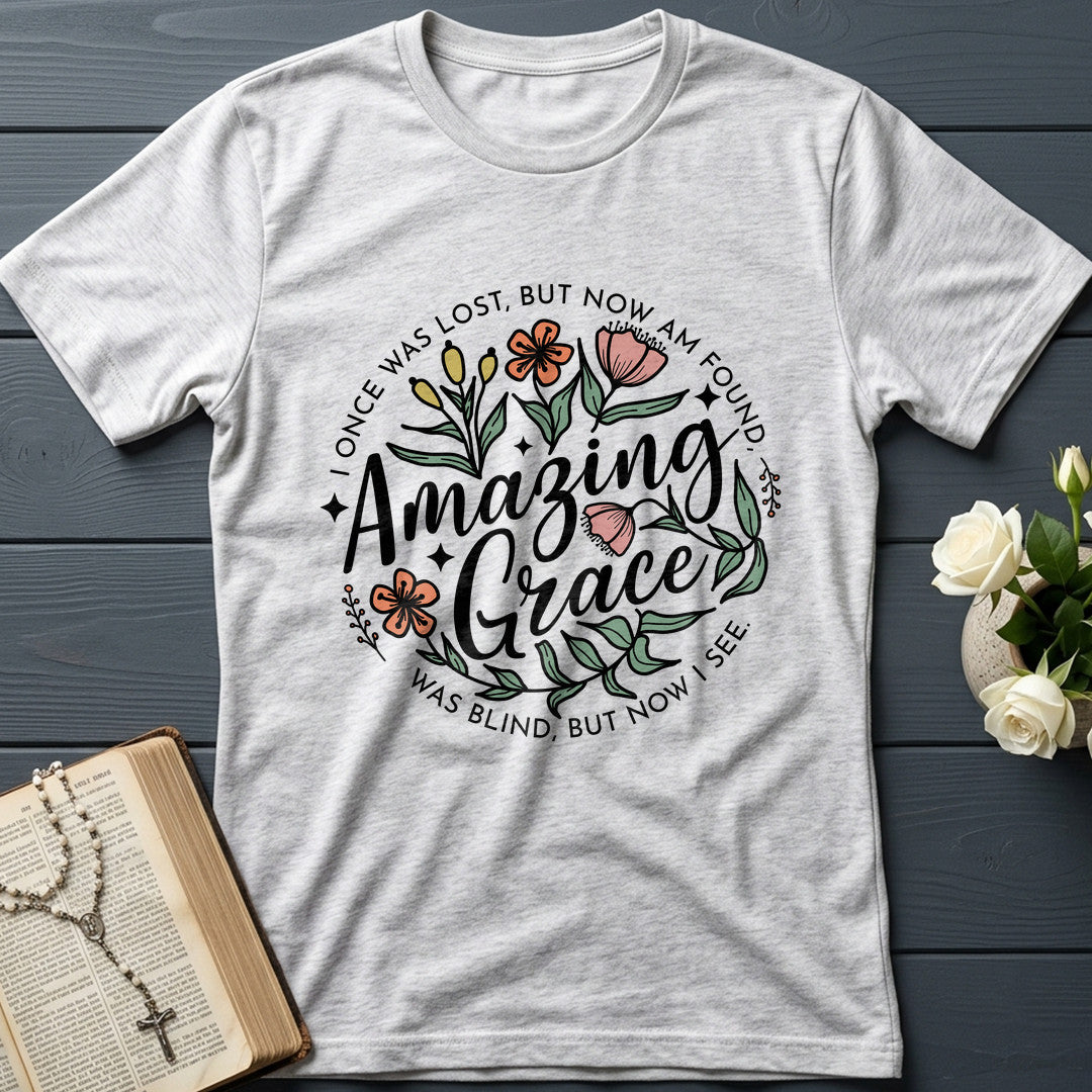 Amazing grace I once was lost, but now am found Was blind, but now i see 01