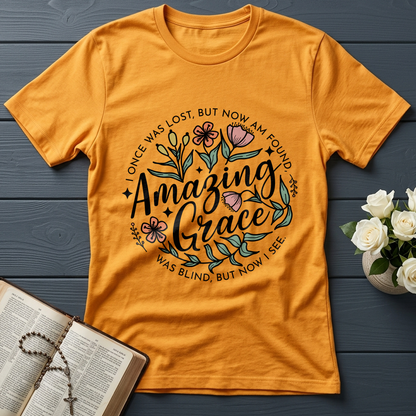 Amazing grace I once was lost, but now am found Was blind, but now i see 01