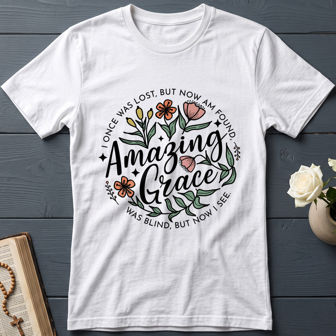 Amazing grace I once was lost, but now am found Was blind, but now i see 01