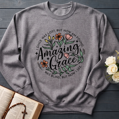 Amazing grace I once was lost, but now am found Was blind, but now i see 01
