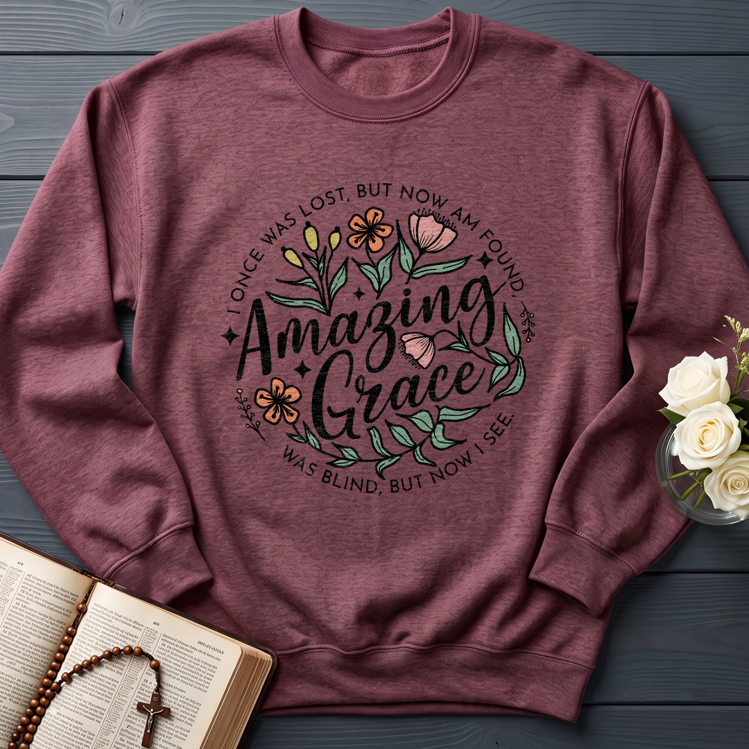 Amazing grace I once was lost, but now am found Was blind, but now i see 01