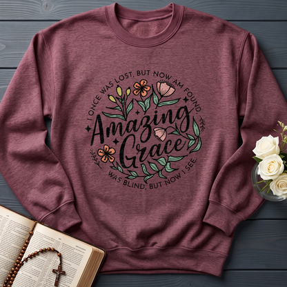 Amazing grace I once was lost, but now am found Was blind, but now i see 01