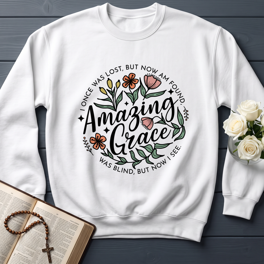 Amazing grace I once was lost, but now am found Was blind, but now i see 01