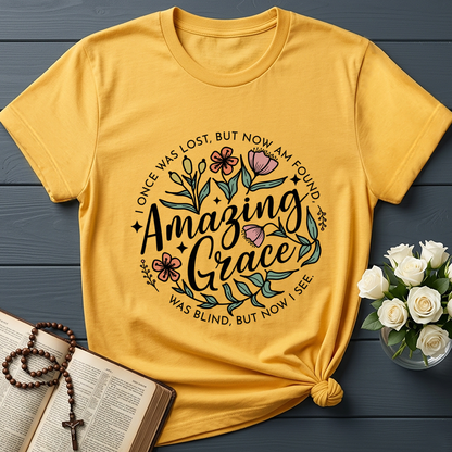Amazing grace I once was lost, but now am found Was blind, but now i see 01