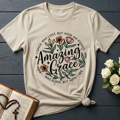 Amazing grace I once was lost, but now am found Was blind, but now i see 01