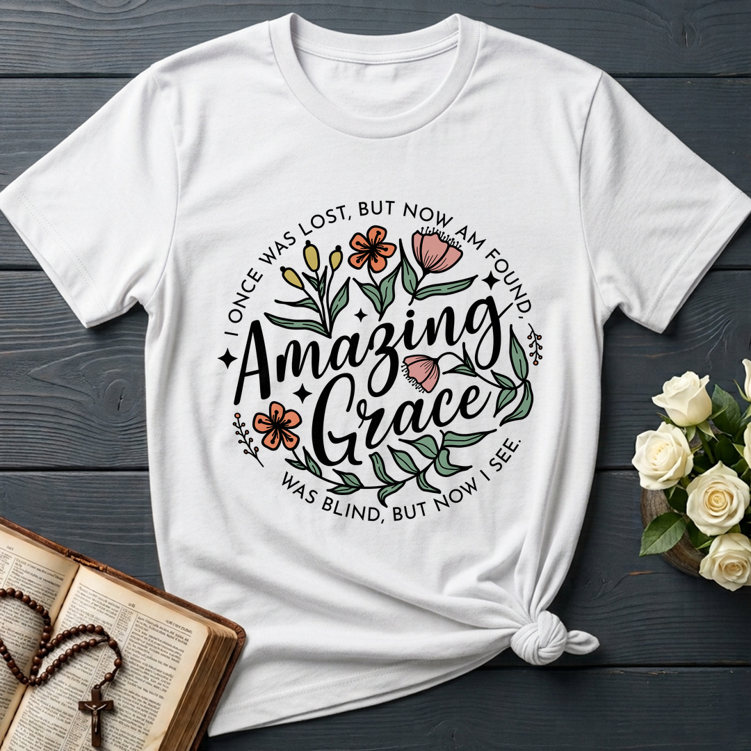 Amazing grace I once was lost, but now am found Was blind, but now i see 01