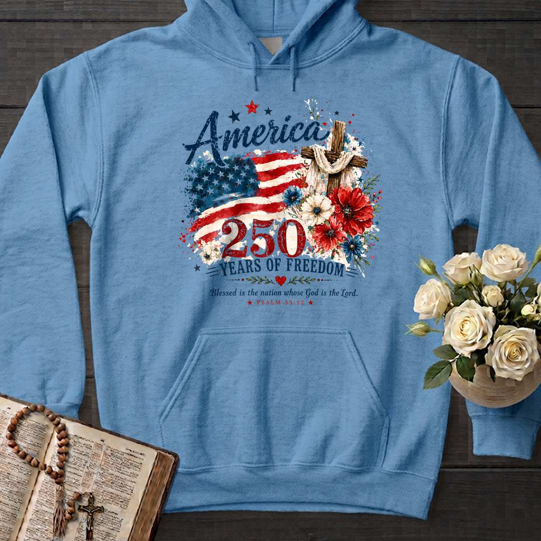 America 250 Years Of Freedom Blessed Is The Nation Whose God Is The Lord Psalm 33.12 01