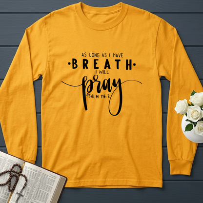 As Long As I Have Breathe I Will Pray Psalm 116.2 04