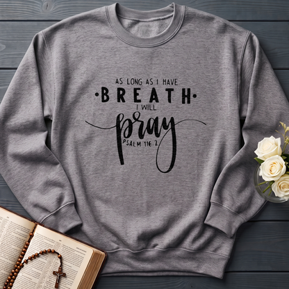 As Long As I Have Breathe I Will Pray Psalm 116.2 04
