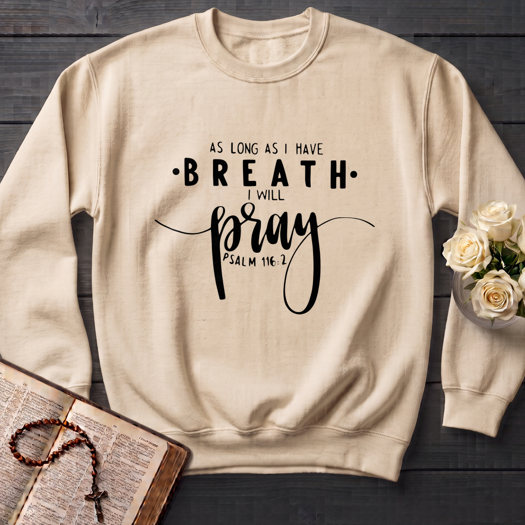 As Long As I Have Breathe I Will Pray Psalm 116.2 04