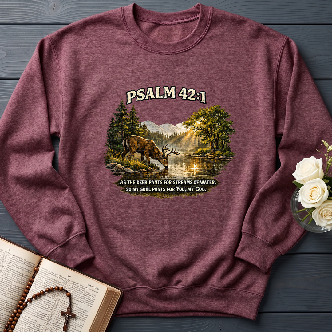 As The Deer Pants For Streams Of Water So My Soul Pants For You My God Psalm 42.1 01