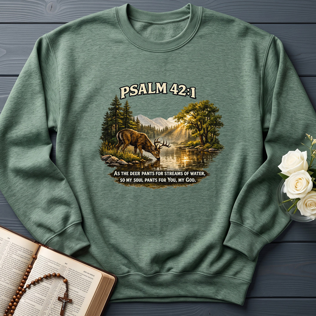 As The Deer Pants For Streams Of Water So My Soul Pants For You My God Psalm 42.1 01