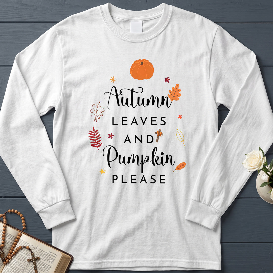Autumn Leaves And Pumpkin Please 01