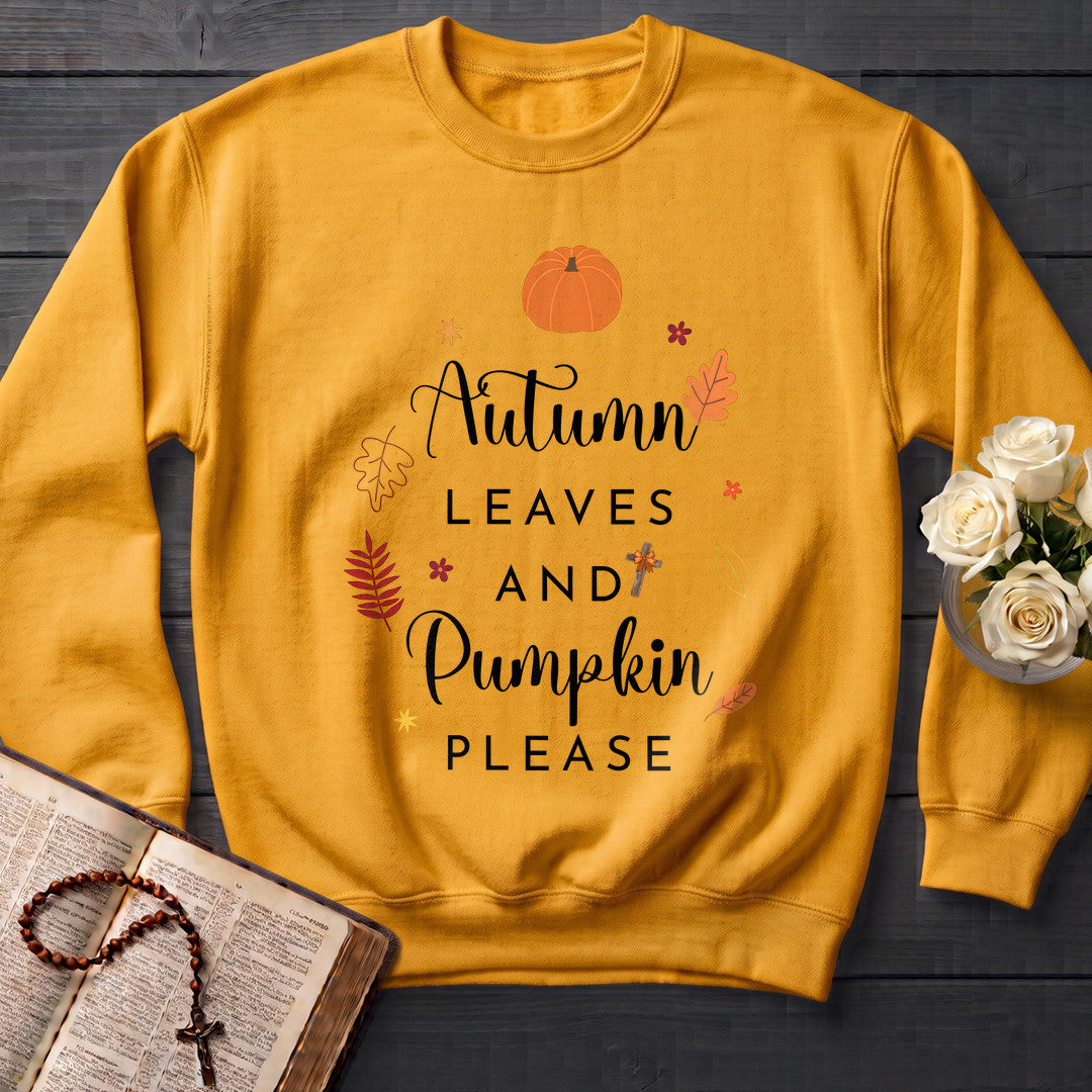 Autumn Leaves And Pumpkin Please 01