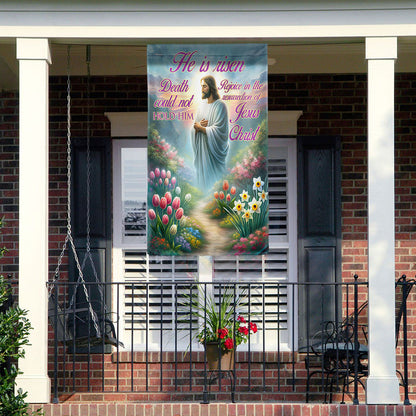 FLAGWIX  Easter Day Jesus Christ He Is Risen Resurrection of Jesus Christ Flag