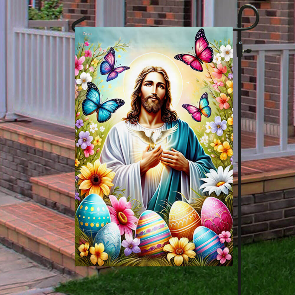 FLAGWIX  Jesus Christ Easter Day Egg Flag