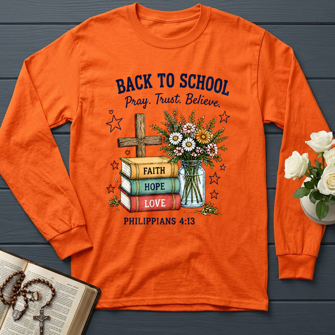 Back To School Pray Trust Believe Philippians 4.13 01