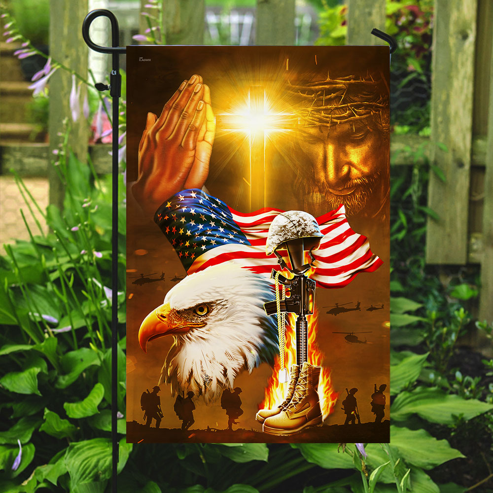 Home Of The Free Because Of The Brave Jesus Patriotism Flag